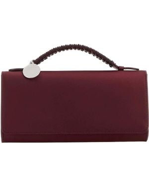 Stella McCartney Top Handle Clutch Bag - Purple