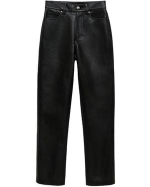 Anine Bing Pants With Waistband - Black
