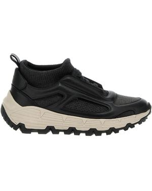 Brunello Cucinelli Monili Sock-Style Sneakers - Black