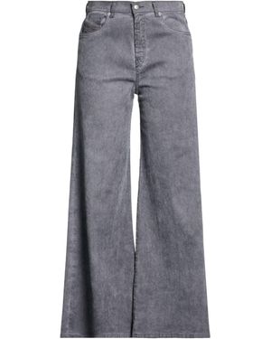 DIESEL Stretch Corduroy Flare Pants - Gray