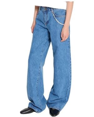 Nackiyé Uptown Straight-Leg Jeans - Blue