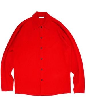 AURALEE Long-Sleeved Jumper - Red