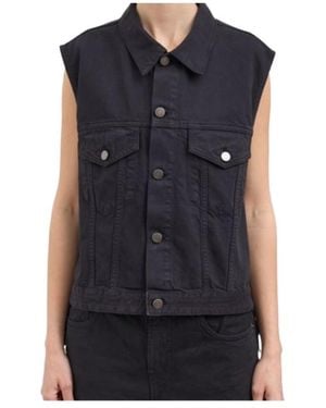 Haikure Sleeveless Vest - Black