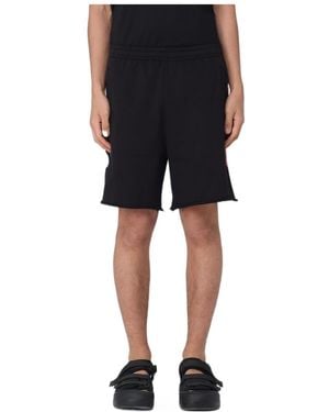 Barrow Pocket Print-Detail Shorts - Black