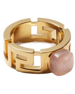 Versace Greca Ring - Metallic