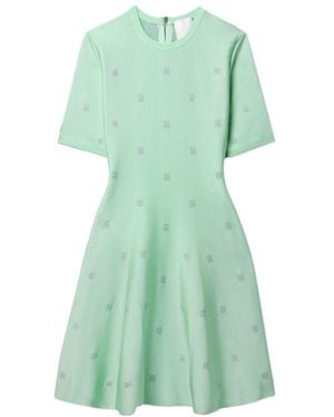 Givenchy 4G Jacquard Mini Dress - Green