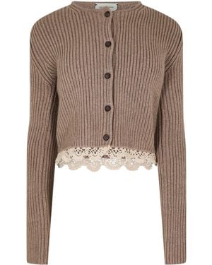 Magda Butrym Lightweight Cardigan - Brown