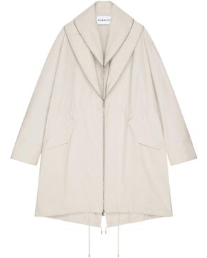 Givenchy Shawl Collar Parka - Natural