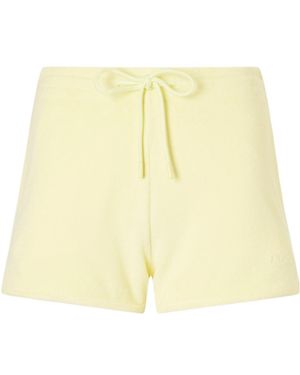 Hunza G Vintage-Style Athletic Shorts - Yellow