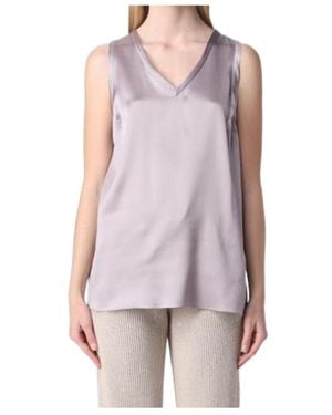 Brunello Cucinelli Logo Vest - Purple