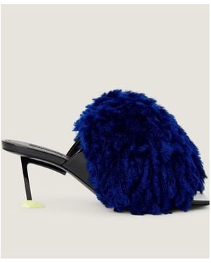 Givenchy Pompom Mules - Blue
