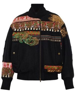 Dries Van Noten Long-Sleeve Casual Jacket - Black