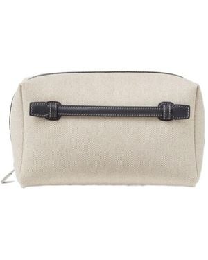 Loro Piana Medium Extra Travel Pouch - Natural