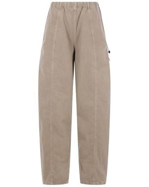Haikure Logo Patch Trousers - Grey