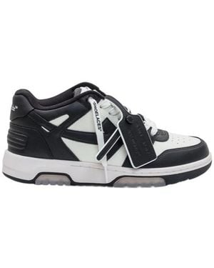 Off-White c/o Virgil Abloh Out Of Office Lace-Up Trainers - Black