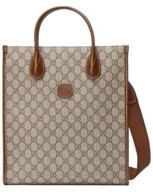 Gucci Interlocking G Top Handle Bag - Multicolour