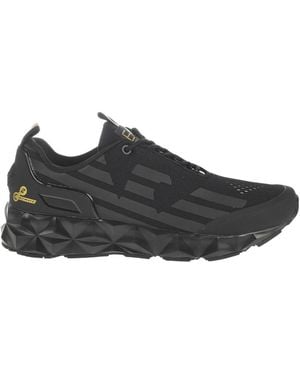 EA7 Lace-Up Trainers - Black