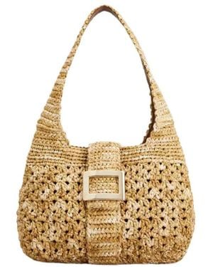 Roger Vivier Belle Vivier Small Hobo Bag - Metallic