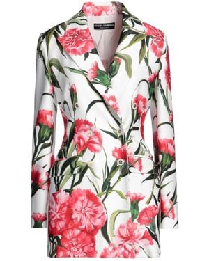 Dolce & Gabbana Floral Blazer - Red
