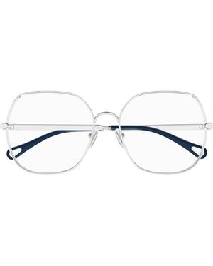 Chloé Chloé Eyewear Geometric-Frame Glasses - White