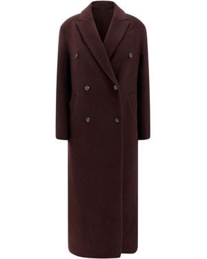 Brunello Cucinelli Coats - Purple