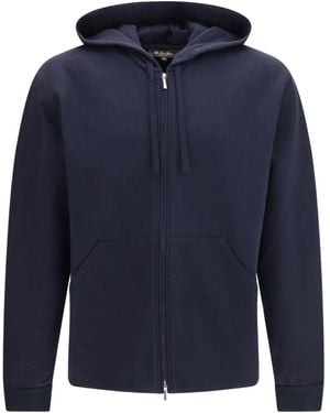 Loro Piana Hooded Zip Jacket - Blue