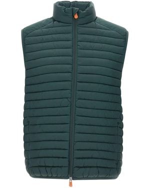 Save The Duck Argus Quilted Puffer Vest - Green