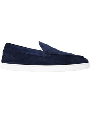 Christian Louboutin Logo Loafers - Blue