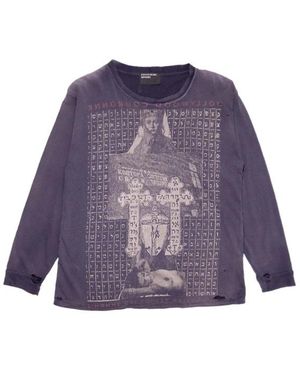 Enfants Riches Deprimes Hollywood Couronnne Ls T-Shirt - Purple