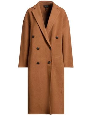 Rag & Bone Double- Long-Sleeved Coat - Brown
