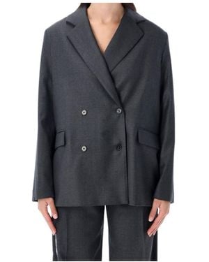 Loulou de Saison Double-Breasted Blazer - Blue