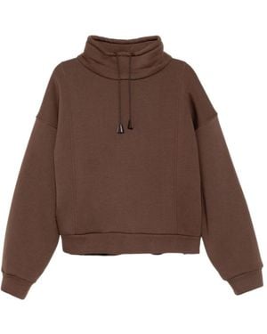 Hed Mayner Funnel Neck Sweatshirt - Brown