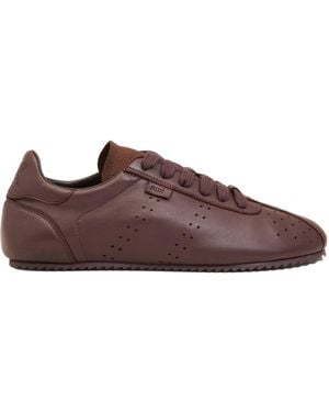 Ami Paris Low-Top Sneakers - Brown