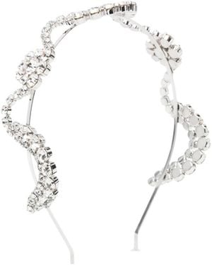 Simone Rocha Scallop-Shaped Sepal Headband - White