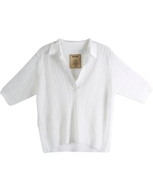 Uma Wang Collared Polo Shirt - White