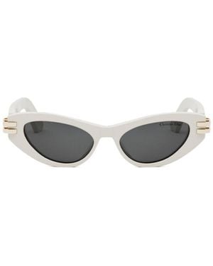 Dior Eyewear Butterfly Frame Sunglasses - White