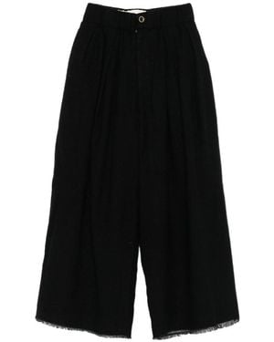 Uma Wang Belt Loops Slacks - Black