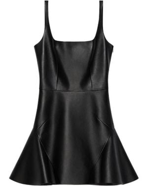 Givenchy Leather Mini Dress - Black