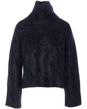 Lisa Yang Floren High-Neck Sweater - Blue