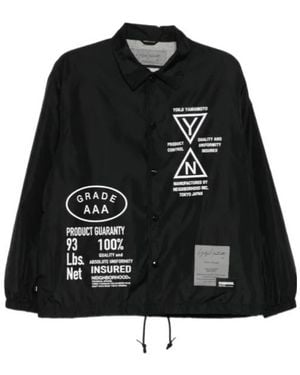 Yohji Yamamoto X Neighborhood Logo-Print Jacket - Black