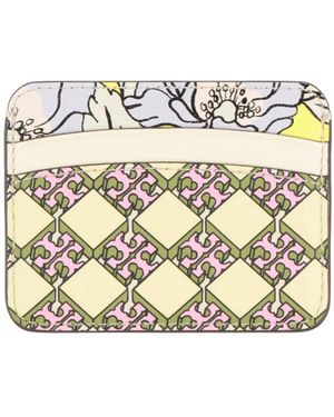 Tory Burch Leather Cardholder - White