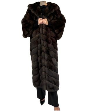 Liska Long-Sleeved Coat - Black