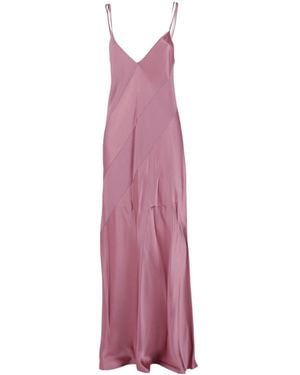 Antonelli Spaghetti-Strap Dress - Purple