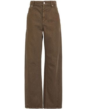 Brunello Cucinelli Casual Straight-Leg Jeans - Brown