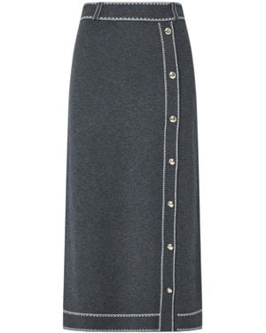 Liu Jo Midi Skirt - Grey