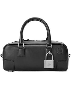 Loewe Amazona Leather Tote Bag - Black