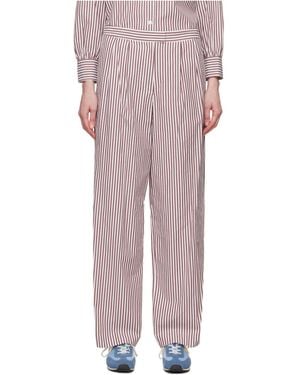 Rag & Bone Striped Casual Pants - Pink
