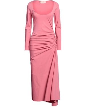 Marni Minimalist Slim-Fit Dress - Pink