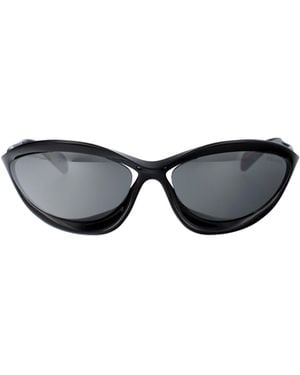 Prada Eyewear Cat-Eye Sunglasses - White
