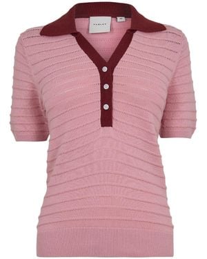 Varley Short-Sleeved Polo Shirt - Pink